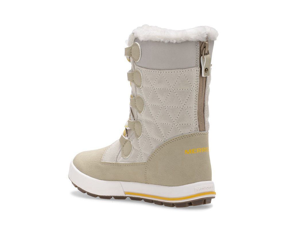 Merrell Boots Beige - Heidi Waterproof - Kids 73WYRUPFK